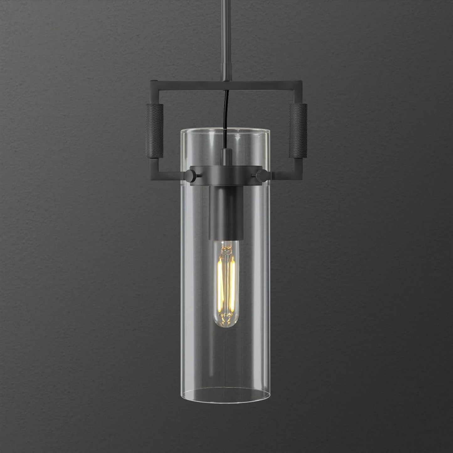 Brass Pendant Lights Kitchen Island, Modern Gold Pendant Lights 2 Pack,12Inch Glass Knurled Kitchen Pendant Lighting Over Island,Farmhouse Island Lights For Kitchen Sink,Bathroom,Bedroom,Dinning Table