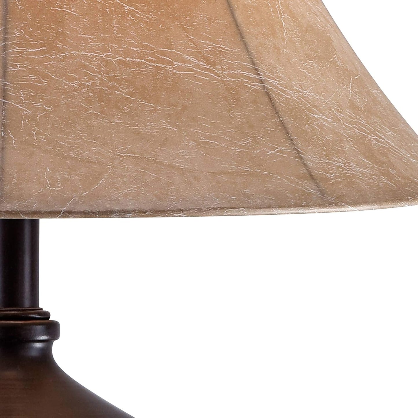 Franklin Iron Works Cardiff Traditional Table Lamp 33" Tall with Night Light Brushed Iron Cage Champagne Urn Glass Beige Bell Flared Shade for Bedroom Living Room House Bedside Nightstand Office